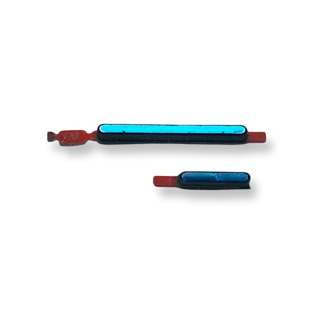 botones plásticos de volumen y power azul  Huawei p Smart 2019 / pot-lx3